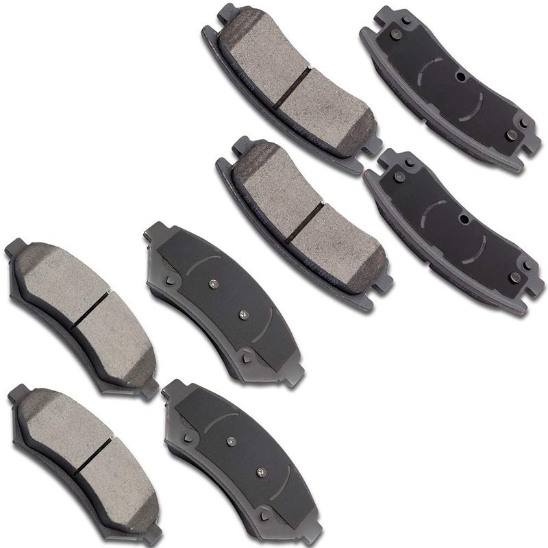 OCPTY Ceramic Brakes Pads,OCPTY Quick Stop Front Rear Brake Pad fit for Buick Century,Regal,for Chevy Impala,Monte Carlo,Venture,for Oldsmobile Intrigue,Silhouette,for Pontiac Grand Prix,Montana - Image 1